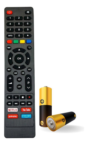 Controle Remoto Compatível Smart Tv Philco Universal