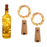 Pack X2 Luces Corcho Luces Hada Led Navidad Decorativa Botel