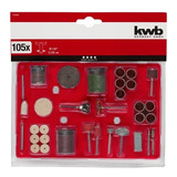 Kit Accesorios Minitorno Fresa Disco 106 Pz Kwd 510900