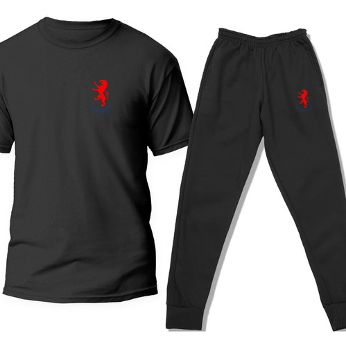 Conjunto Niño Remera Algodon Y Pantalon Jogging Puño Rugby