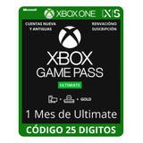 Gamepass Ultimate Xbox 1 Mes