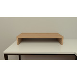 Base Suporte Monitor 55x30x7,5 Mdf Carvalho Mel