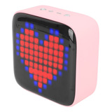 Altavoz Pixel Style Mini Retro Led Colorido Portátil