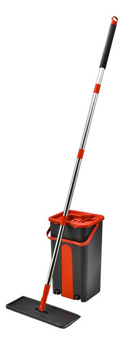 Mop Powermaid Lava E Seca Preto/vermelho