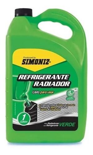 Refrigerante Simoniz Color Verde X 1 Galón