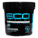 Eco Style Styling Gel Super Protein, Negro, 16 Onzas
