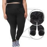 Calça De Frio Plus Size Térmica Forrada Tecido Grosso Invern