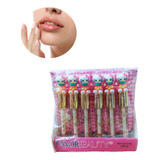 Lip Gloss Hello Kitty Blister 24 Piezas Mayoreo Favor Beauty