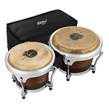 Bongos Eastar 7'' Y 8'' Profesionales, Acabado Antiguo Ebo-2