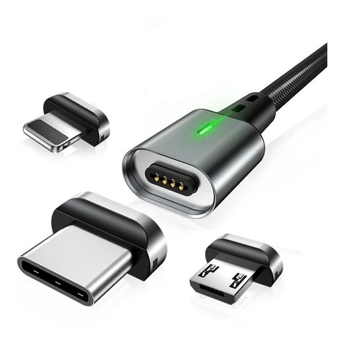 Cable Magnetico Usb Para Carga Rapida 3.0 Y Datos 2 Metros 