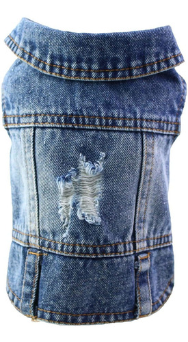 Ropa Para Mascotas Chaqueta De Jeans Para Perros Cool B...