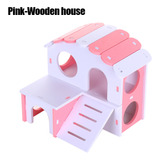 Hanging Swing Hamster House Wooden Pequenos Animais De Estim