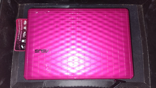 Netbook Dual Core Asus Eee Pc 1008 Pink Rosa Como Mo Nueva