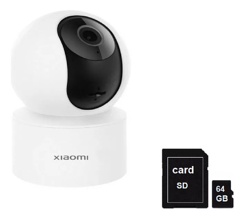 Câmera Segurança Xiaomi Mi Home Securit 360° 1080p + Sd 64gb