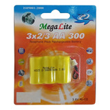 Pila Recargable Megalite 2/3 Aa 3,6v 300mah Ni-cd Telefonía