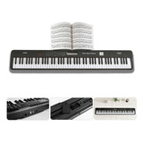 Teclado Musical Digital Piano Para Niños Electrico Adeske Mini Pa600 Dz88 88 Teclas Negro 110v/220v