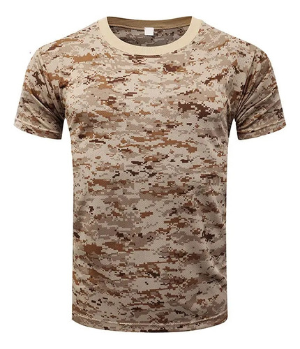 Camiseta Táctica Para Hombre, Camisetas Militares De Camufla