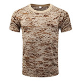 Camiseta Táctica Para Hombre, Camisetas Militares De Camufla