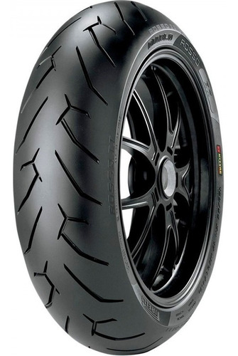 Cubierta Trasero Para Moto Pirelli Supersport Diablo Rosso Ii Sin Cámara De 190/55 Zr17 W 75 X 1 Unidad