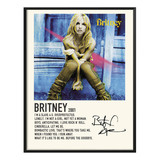 Poster Britney Spears Album Tracklist Exitos Britney 45x30