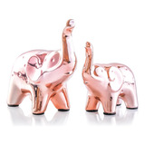 Figuras Elefante Cerámica Decorativa Moderna Para Sala U Ofi