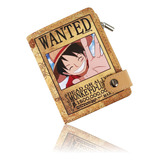 Roffatide Anime One Piece Luffy Wallets Para Niños Bi-fold S
