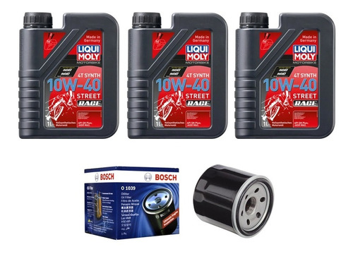 Kit De Mantención Full 10w40 Yamaha R3/r3a/mt03/xj6/r6/r1