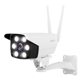 Cámara Exterior Seguridad Gadnic Ip P2p Hd Wifi Vision Nocturn Color Blanco