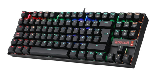 Teclado Mecanico Redragon Kumara K552 Led Rgb Gamer Negro