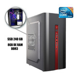 Computador De Mesa Intel Core I3, Ssd 240 Gb, 8 Gb Memoria 