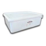 Kit 3 Caixas Plásticas Com Tampa Organizadoras Freezer 11 L