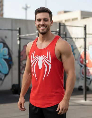 Playera Olimpica Kong Clothing Spiderman Ropa Gym Fitness