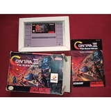 Snes Contra 3 The Alien Wars Con Caja Y Manual Original 