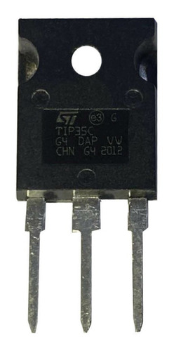 Kit 10 Peças - Transistor Tip 35c - Tip35c - Tip 35 - Tip35