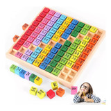 10*10 Tablas De Multiplicar Montessori - Juegos De Encaje 
