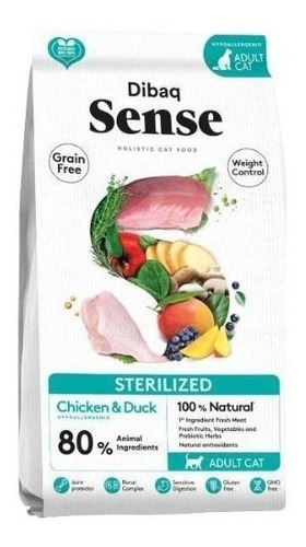 Dibaq Sense Gato Sterilized Pollo Y Pato 1,5kg