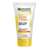 Limpeza Facial Garnier Skinactive Uniform & Matte Vitamina C