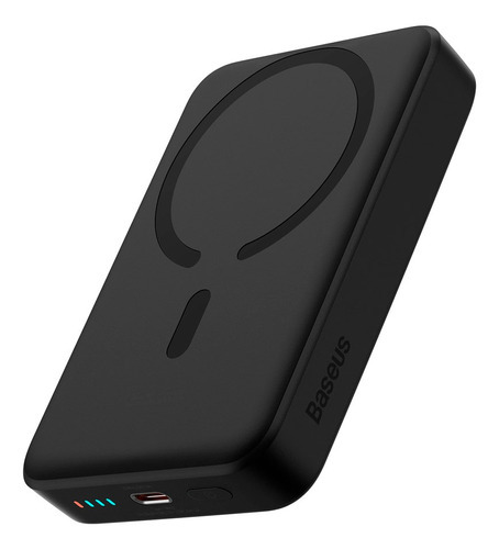 Batería Portátil Magnética Baseus 10000mah 30w (black) Color Negro