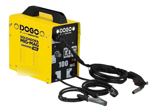 Soldadora Dogo Mig Mag 100 Amp Flux Profesional