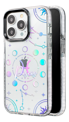 Funda Para iPhone Uso Rudo Para Mujer Zodiaco Piscis