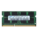 Memoria Ddr3 Samsung 2gb 2rx8 Pc3-8500s 1066mhz Para Laptop 