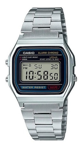 Reloj Casio Hombre A_158wa_1 Acero Inoxidable