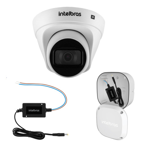 Kit Câmera Ip V Lp 1230 D 1080p Intelbras Ir 30mts 3,6mm 12v