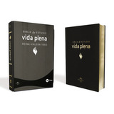 Biblia De Estudio Vida Plena Rvr-1960 Piel Especial Negro