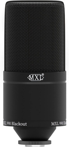 Mxl 990 Blackout, Micrófono Condensador, Edición Limitada