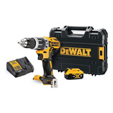 Taladro Percutor Atornillador Inalámbrico De 13mm Dewalt Dcd796p1 20v + 1 Batería De 5ah + Accesorio Con Maletín De Transporte