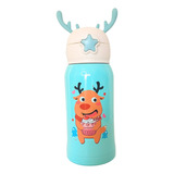 Termo Botella Termica Infantil 500 Ml Reno 2en1 Acero C/taza