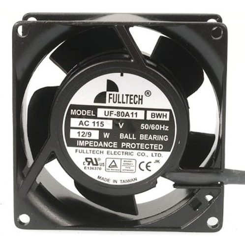 Fulltech Electric Uf80a11bwh-r Ac Ventilador Tubeaxial, 120v