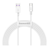 Cabo Reforçado Usb-c Type-c Baseus 2m Turbo Rapido 6a 66w