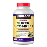 Super Complejo B Kirkland B-complex Con Electrolitos 500tabl